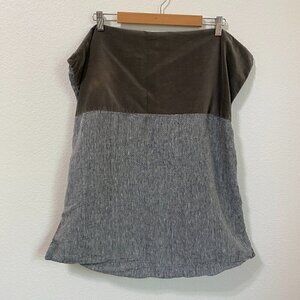 West Elm Linen Velvet Eruo Sham 26x26 Gray